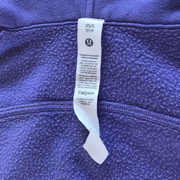 LULULEMON DARK LAVENDER OVERSIZED FULL-ZIP HOODIE - Picture 9 of 13